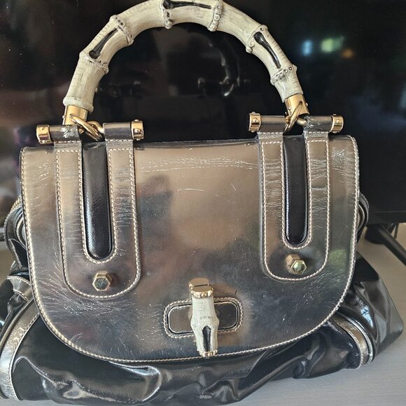 Gucci Handbags - Gucci Dialux Pop tote l/xl bag